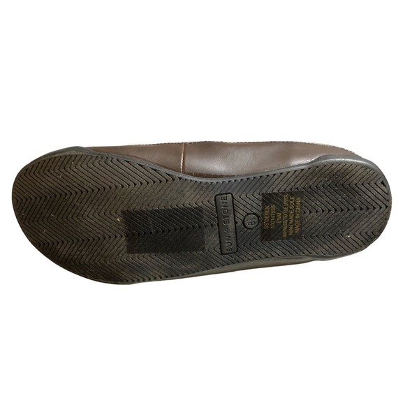 SUN + STONE Derek Quilted Slipper Men's 8.5M Grey Slip On Round Toe - Picture 4 of 4